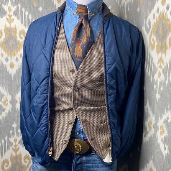 Ralph Lauren Made in England Vintage Brass Horse Head Crown Buckle Leather Belt - Picture 4 of 16